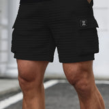 Lorano ™ Pantaloni Corti a Maglia Waffle