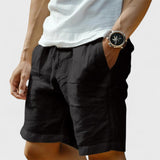 Calypso | Pantaloni Corti in Lino Artigianale da Uomo