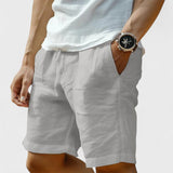 Calypso | Pantaloni Corti in Lino Artigianale da Uomo