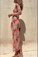 Nina™ | Abito a Maniche Lunghe in Rete